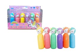 Pack 6 resaltadores unicornio